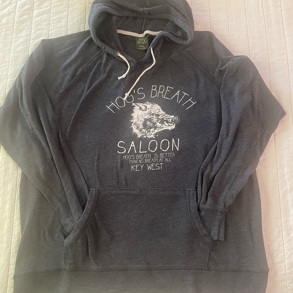 Hog’s Breath Saloon Key West Florida Charcoal Lightweight Hoodie XXL - Picture 4 of 8
